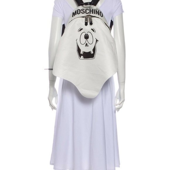 SS20 Moschino Coutre Jeremy Scott WHITE PUMPKIN FACE GHOST  display picture 3